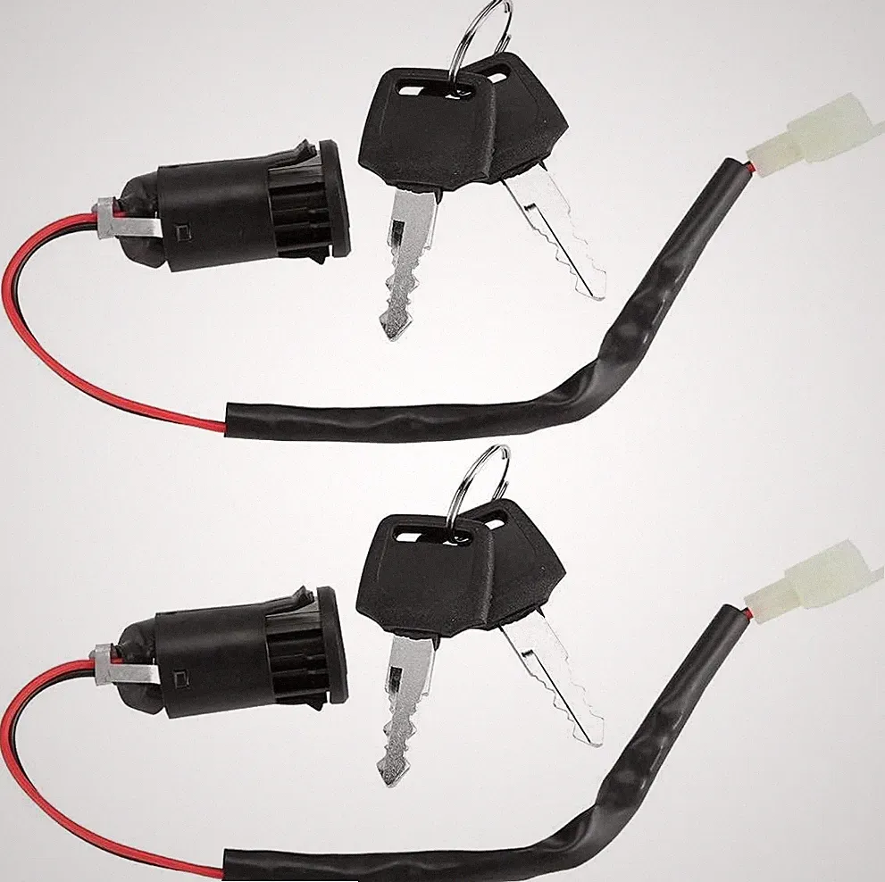 Zündschloss 2er Set Ersatzschlüssel Elektroroller Dreirad Starter