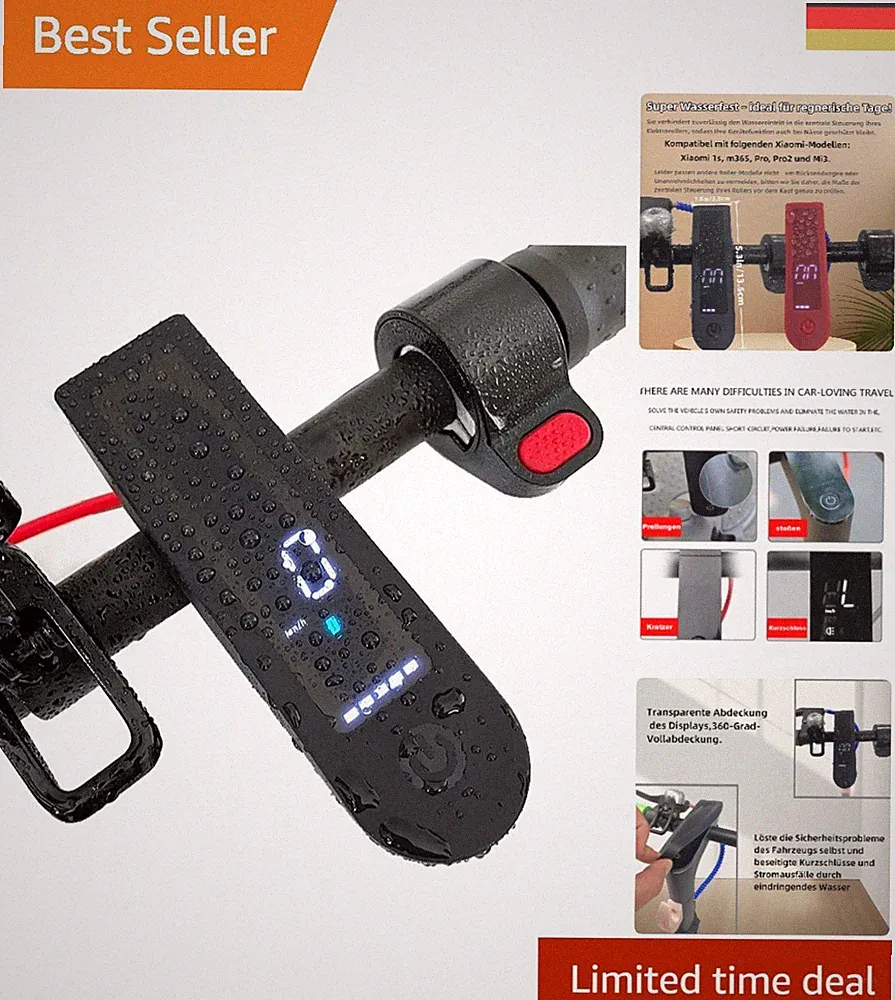 Zuverlässiger Schutz: Silikon-Hülle für Xiaomi M365/Pro E-Scooter-Displays